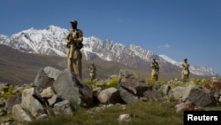 Chitral Frontier Scouts, part of the Pakistani military, keep guard in Chitral. (file photo)  