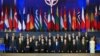 Лідери НАТО позують для фото під час святкування 75-ї річниці НАТО у Вашингтоні, округ Колумбія, 9 липня 2024 року