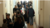 Armenia - Refugees from Nagorno Karabakh wait at a Karabakh office in Yerevan, October 18, 2023.
