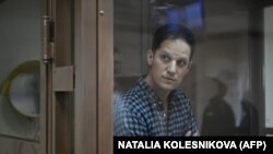 Репортер Wall Street Journal Еван Гершкович у суді, березень 2023 року