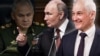 Сергей Шойгу, Владимир Путин жана Андрей Белоусов. Коллаж.