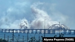 Крым көпүрөсү ишембиде. 12-август, 2023-жыл. 