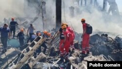 За даними МНС, серед жертв вибуху й пожежі в «Сурмалу» є дитина та вагітна жінка