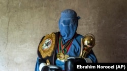 یکی از زنان ورزشکار افغان (تصویر آرشیف)