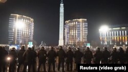 Протест в Казахстане.