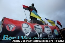 Мітинг з нагоди свята Покрови та річниці УПА, Київ, 14 жовтня 2011 року