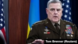АКШ армиясынын Штаб башчыларынын бириккен комитетинин жетекчиси, генерал Марк Милли. 16-ноябрь, 2022-жыл.