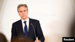 Američki državni sekretar Entoni Blinken, na konferenciji za novinare u Beču