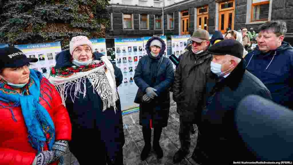 До родин зниклих вийшли представники Офісу президента – пообіцяли розглянути їхні вимоги