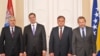 Dragan Čović, Aleksandar Vučić, Mladen Ivanić i Bakir Izetbegović u Sarajevu