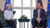 Урсула фон дер Лейен ва Доналд Трамп 