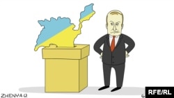 Yevgeniy Oliynıknıñ karikaturası
