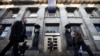 Bosnia-Herzegovina -- People walk in front of Bosnian Central Bank building in central Sarajevo, 08Dec2011