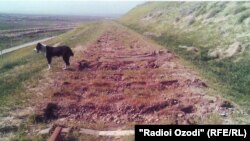 Қитъаи тахрибшудаи роҳи оҳан тавассути Узбакистон. 