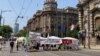 Blokade crossroads Belgrade