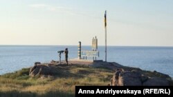 Прикордонний пост на острові Зміїний, серпень 2021 року