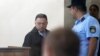 Armenia -- District court judge Davit Grigorian leaves the courtroom after ordering former President Robert Kocharian's release from prison, May 18, 2019.