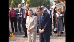 UN Chief Visits Srebrenica Memorial