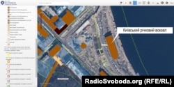 У містобудівному кадастрі Києва немає відомостей про відведення землі під будівлею річкового вокзалу