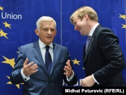 Jerzy Buzek i Peter Sorensen, Sarajevo, 4. novembar 2011
