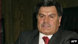 Hasim Kilic, chairman of the Constitutional Court, announcing the court's decision in Ankara