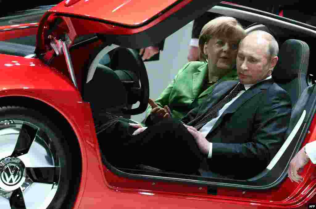 Hanover, 7. april 2013. Foto: AFP / Ronny Hartmann 