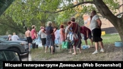 Чарга па ваду ў Данецку