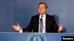 Իտալիայի վարչապետ Մարիո Դրագին, արխիվ, Հռոմ: