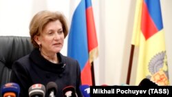 Ռուսաստանի գլխավոր սանիտարական բժիշկ Աննա Պոպովան, արխիվ, Մոսկվա