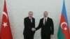 Президент Турции Реджеп Тайип Эрдоган (слева) и президент Азербайджана Ильхам Алиев