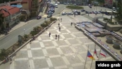 Центральна площа Алушти, 3 травня 2017 року