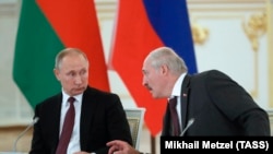 Володимир Путін і Олександр Лукашенко