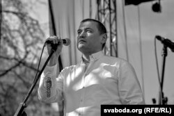 Алесь Ліпай выступае на Дне волі, Менск, 25 сакавіка 2018