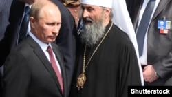Володимир Путін та митрополит Онуфрій. Архівне фото