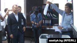 Презентация образца бюллетеня в ЦИК. 25 сентября 2017 г.