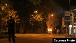 Neredi u Mostaru nakon meča Hrvatske i Španije na Euru, juni 2012.