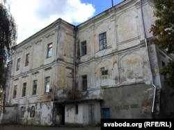 Былы палац Радзівілаў у Дзятлаве
