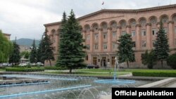 Armenia - The Lori provincial administration building in Vanadzor, June 14, 2018.