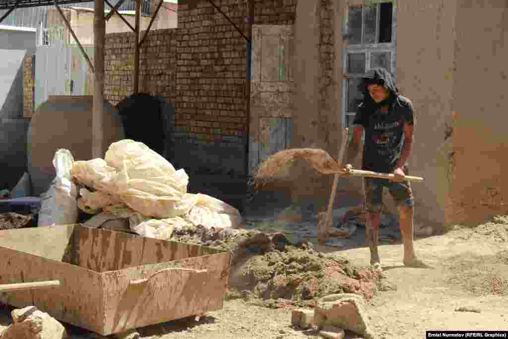 First, the soil used to make the clay must be sifted until it is free of unwanted pebbles.
