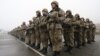 Armenia - Armenian army soldiers are lined up at a military base in Tavush province, 2Dec2016.