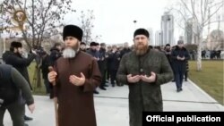 Салах Межиев менен Рамзан Кадыров.