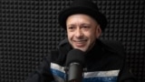 Vitalie Colț, membrul trupei Snails, în studioul Europei Libere de la Chișinău.