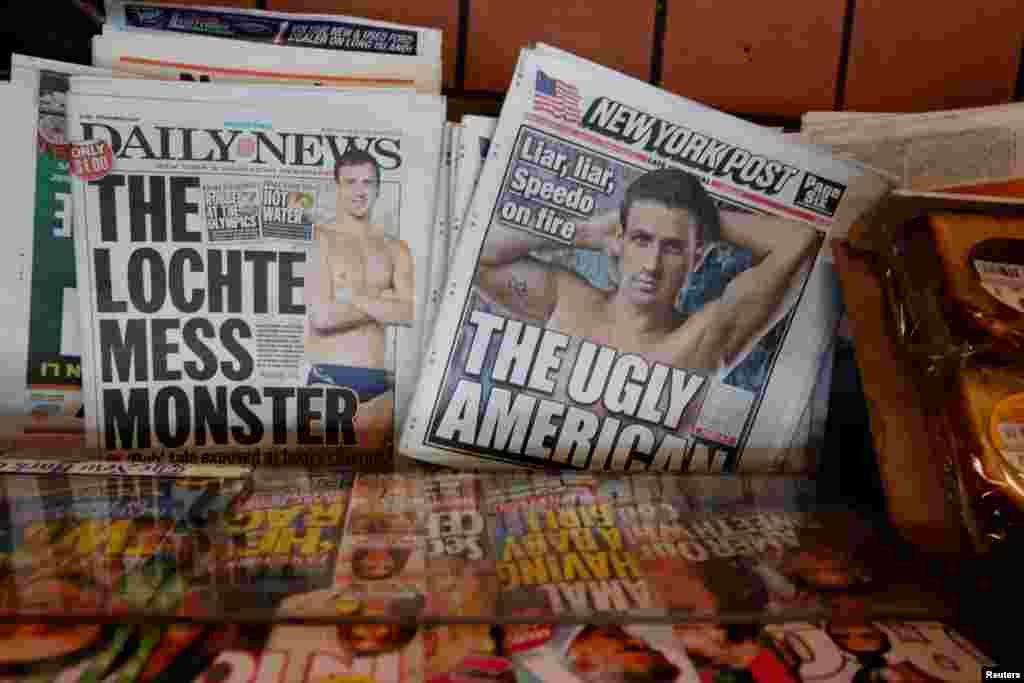Scandal broke out in Brazil when four U.S. swimmers, led by multimedal winner and veteran Olympian Ryan Lochte, claimed they had been robbed by gunmen posing as police as the athletes returned to the Olympic village. Rio police used security-camera footage to show a different story of the swimmers vandalizing a gas station before paying security guards for the damage that contradicted the made-up story that angered Brazilians and forced the U.S. athletes to apologize.