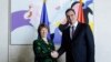 Ketrin Ešton i Aleksandar Vučić