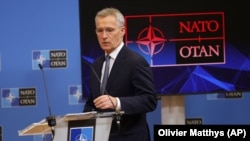 Генералниот секретар на НАТО, Јенс Столтенберг.